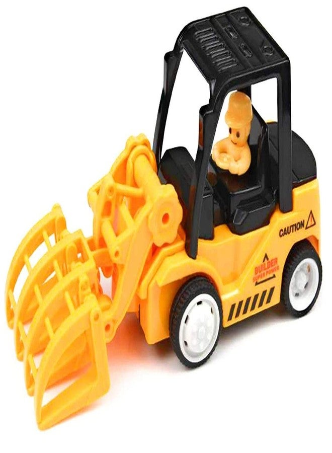 TEMSON Friction Powered Push and Go Excavator Construction Toy for Kids